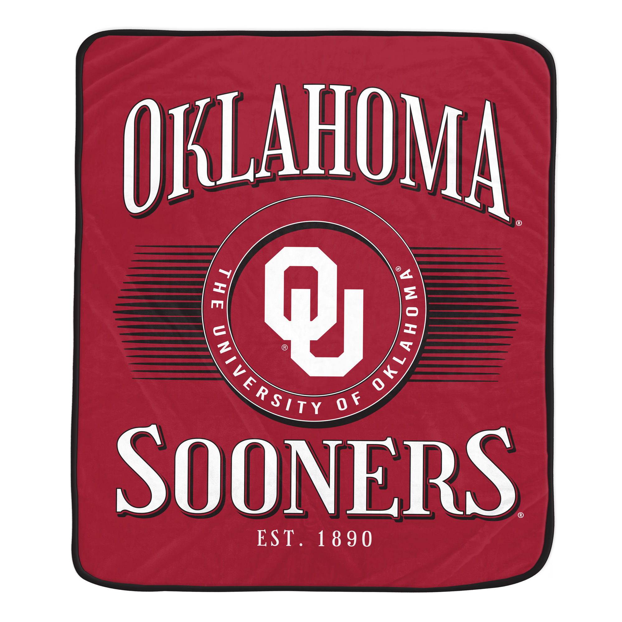 Pegasus Oklahoma Sooners Spotlight Arch 60" x 70" Ultra Soft Throw Blanket