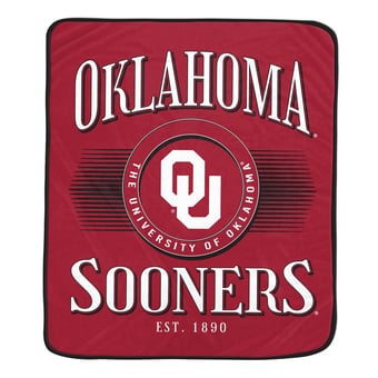 "Pegasus Oklahoma Sooners Spotlight Arch 60"" x 70"" Ultra Soft Throw Blanket"