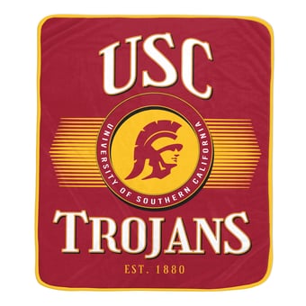 "Pegasus USC Trojans Spotlight Arch 60"" x 70"" Ultra Soft Throw Blanket"