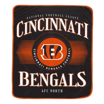 Pegasus Cincinnati Bengals Spotlight Arch 60" x 70" Ultra Soft Throw Blanket