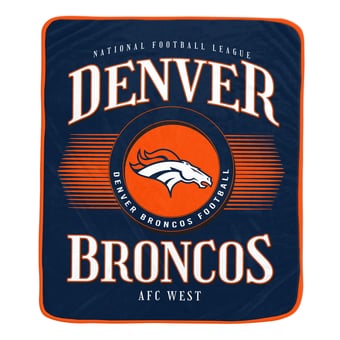 "Pegasus Denver Broncos Spotlight Arch 60"" x 70"" Ultra Soft Throw Blanket"