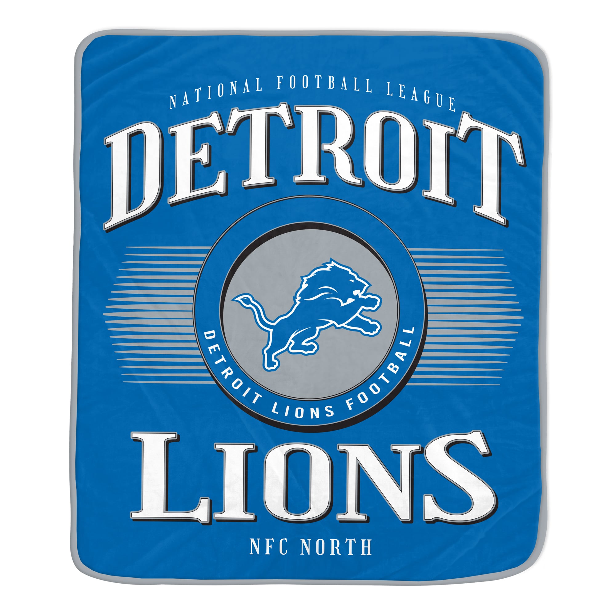 Pegasus Detroit Lions Spotlight Arch 60" x 70" Ultra Soft Throw Blanket