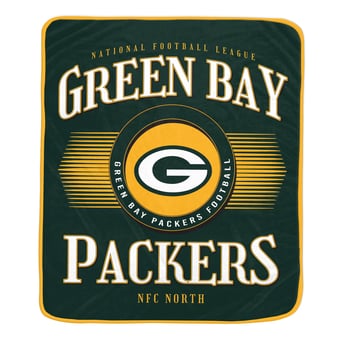 "Pegasus Green Bay Packers Spotlight Arch 60"" x 70"" Ultra Soft Throw Blanket"