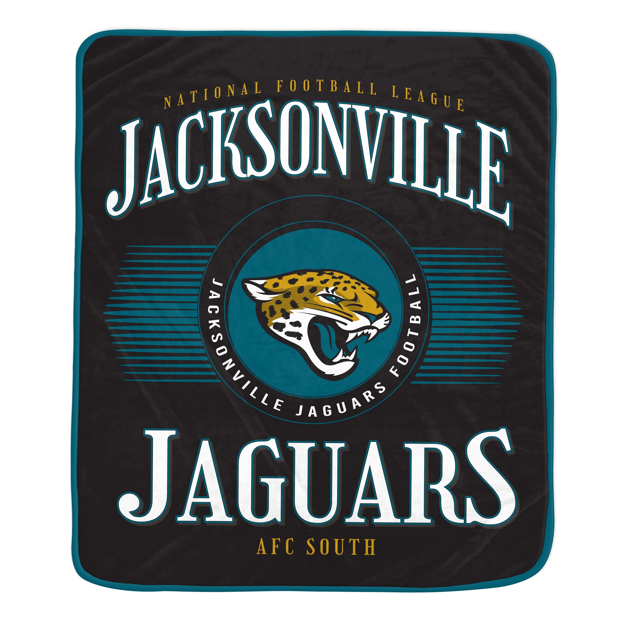 Pegasus Jacksonville Jaguars Spotlight Arch 60" x 70" Ultra Soft Throw Blanket