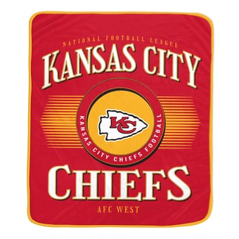 "Pegasus Kansas City Chiefs Spotlight Arch 60"" x 70"" Ultra Soft Throw Blanket"