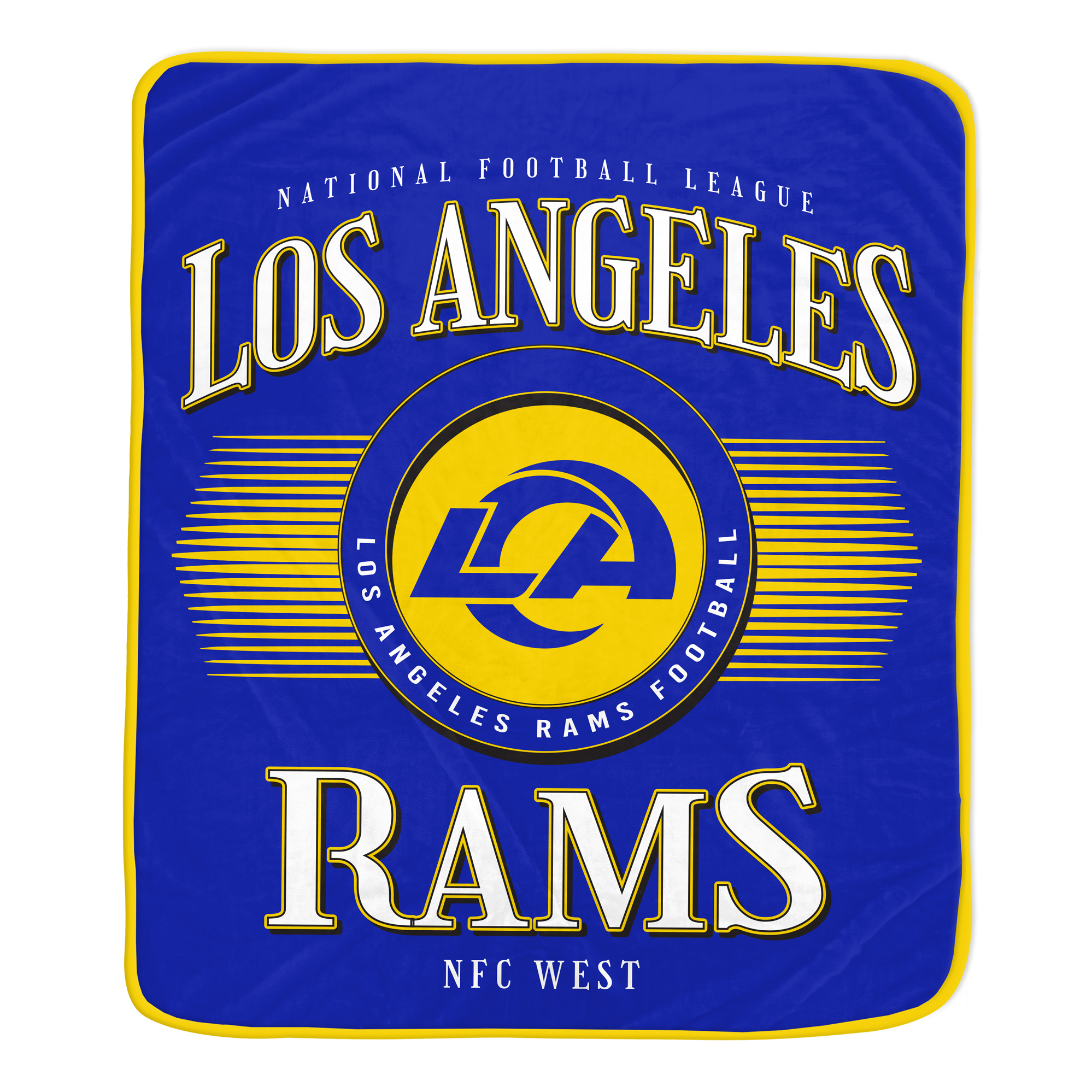 Pegasus Los Angeles Rams Spotlight Arch 60" x 70" Ultra Soft Throw Blanket
