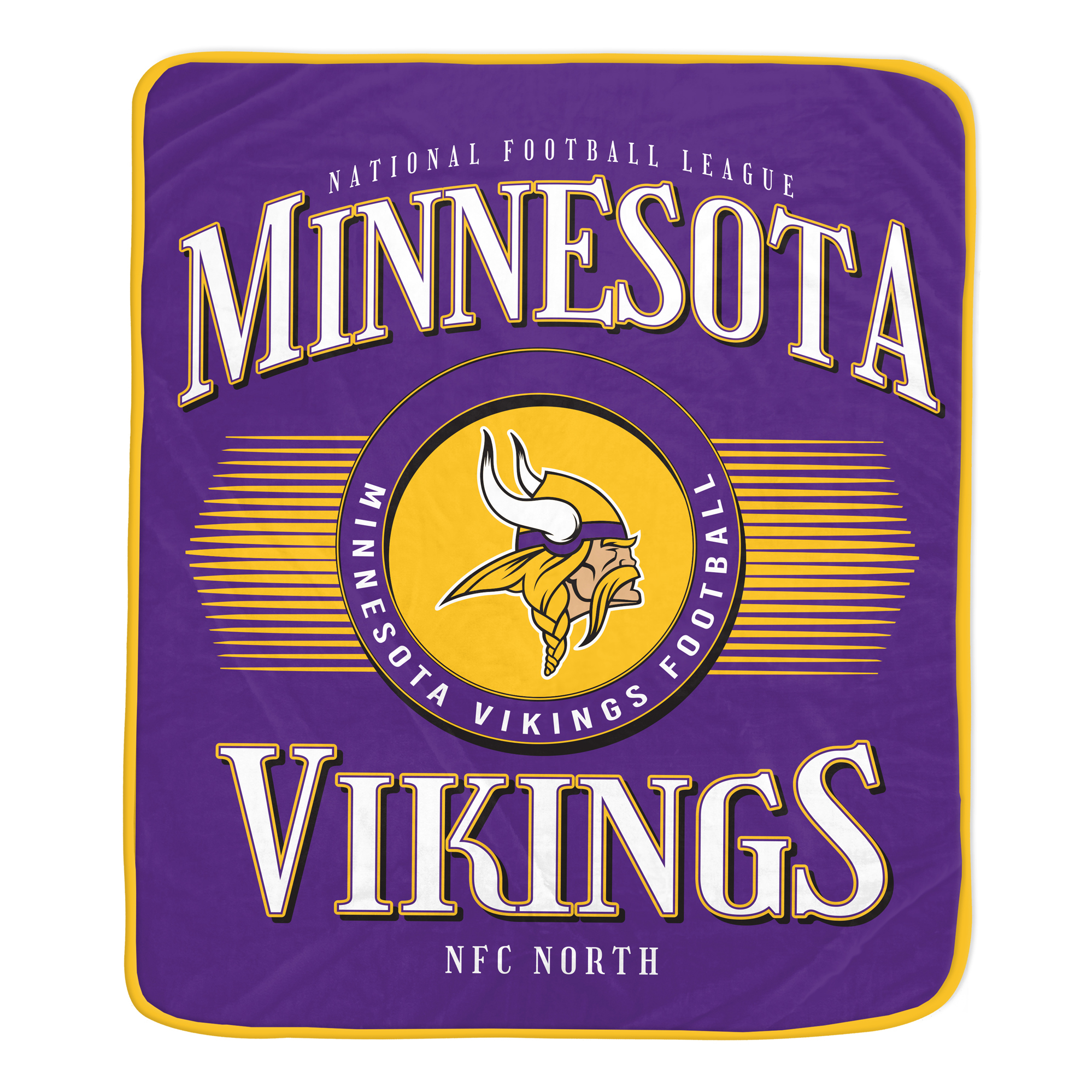 Pegasus Minnesota Vikings Spotlight Arch 60" x 70" Ultra Soft Throw Blanket