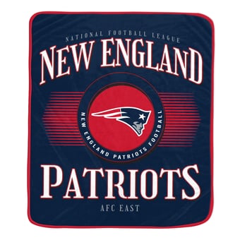 "Pegasus New England Patriots Spotlight Arch 60"" x 70"" Ultra Soft Throw Blanket"