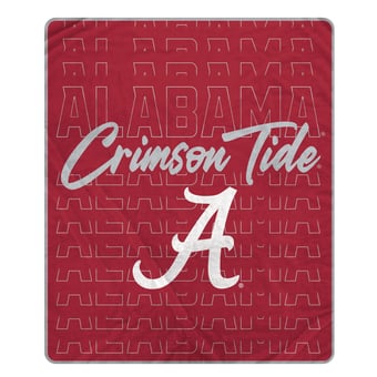 "Pegasus Alabama Crimson Tide Echo Script Fade 50"" x 60"" Ultra Soft Throw Blanket"