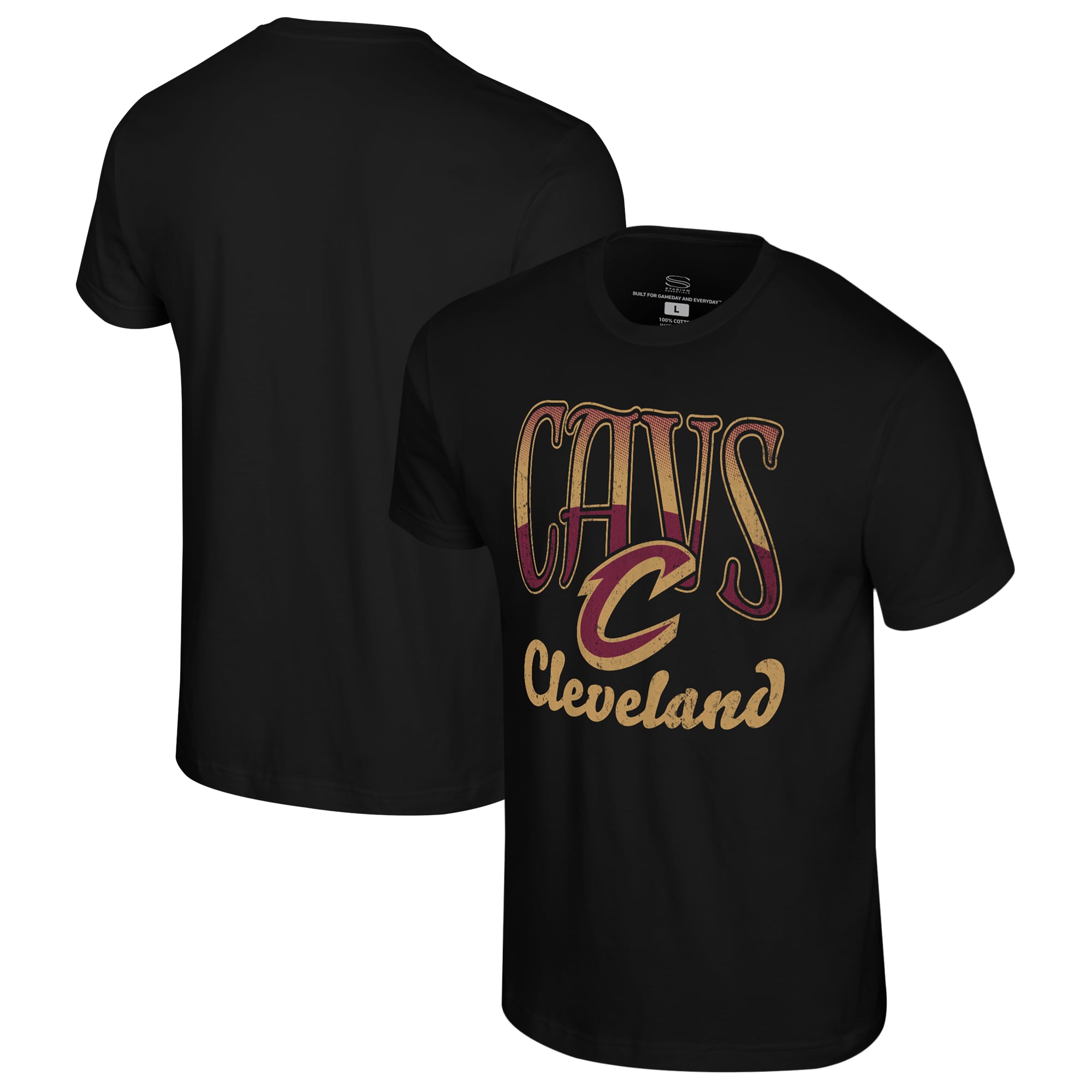 Unisex Stadium Essentials Black Cleveland Cavaliers Sky High T-Shirt