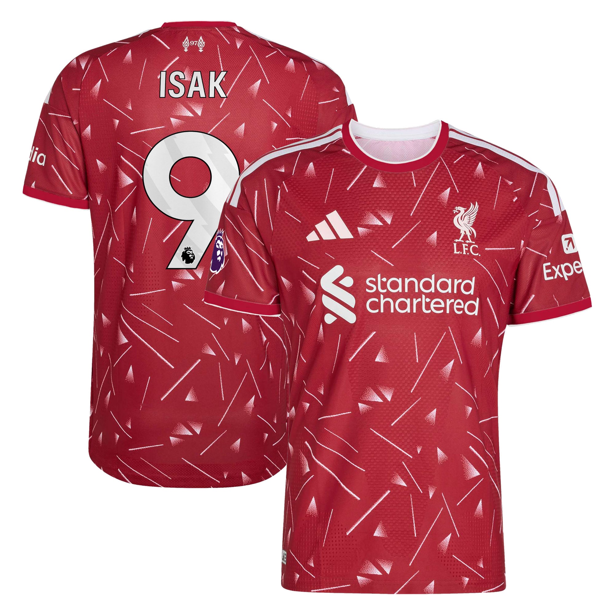 Men's adidas Alexander Isak Red Liverpool 2026/27 Home On-Field Authentic Jersey