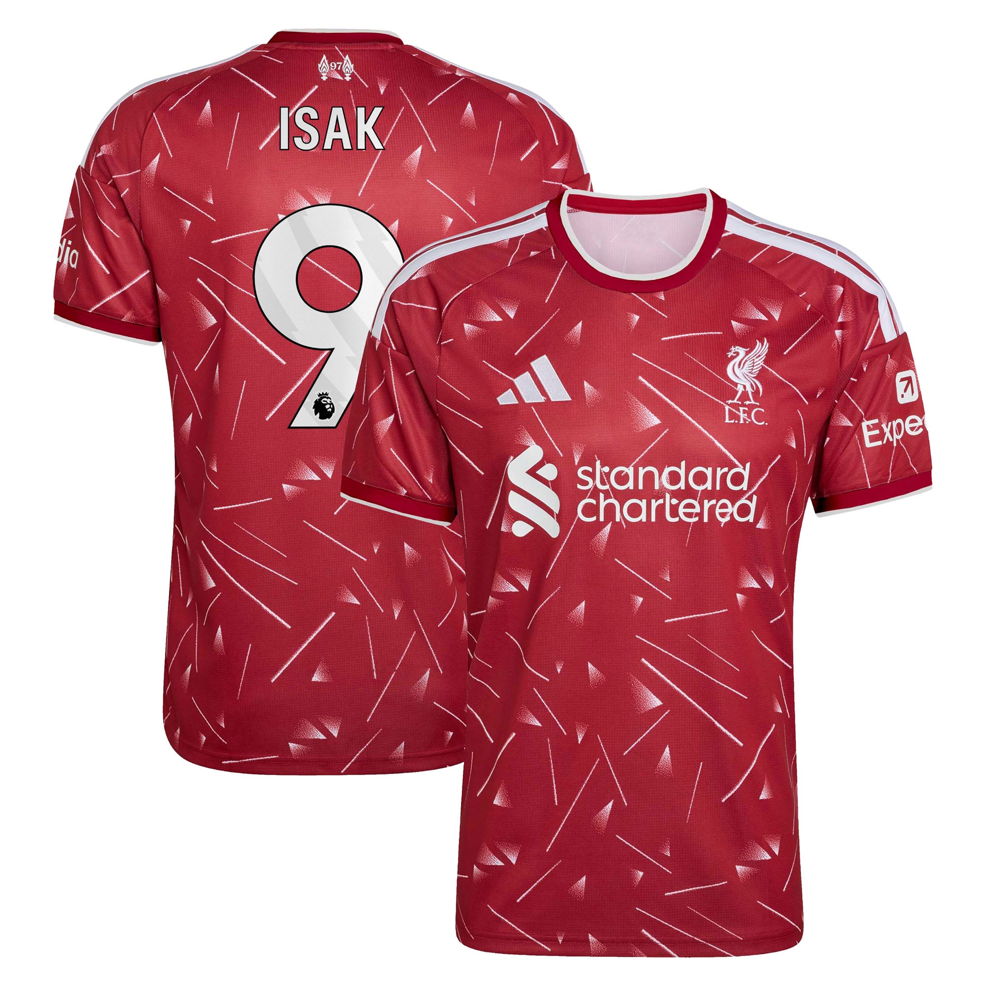 Men's adidas Alexander Isak Red Liverpool 2026/27 Home Replica Jersey