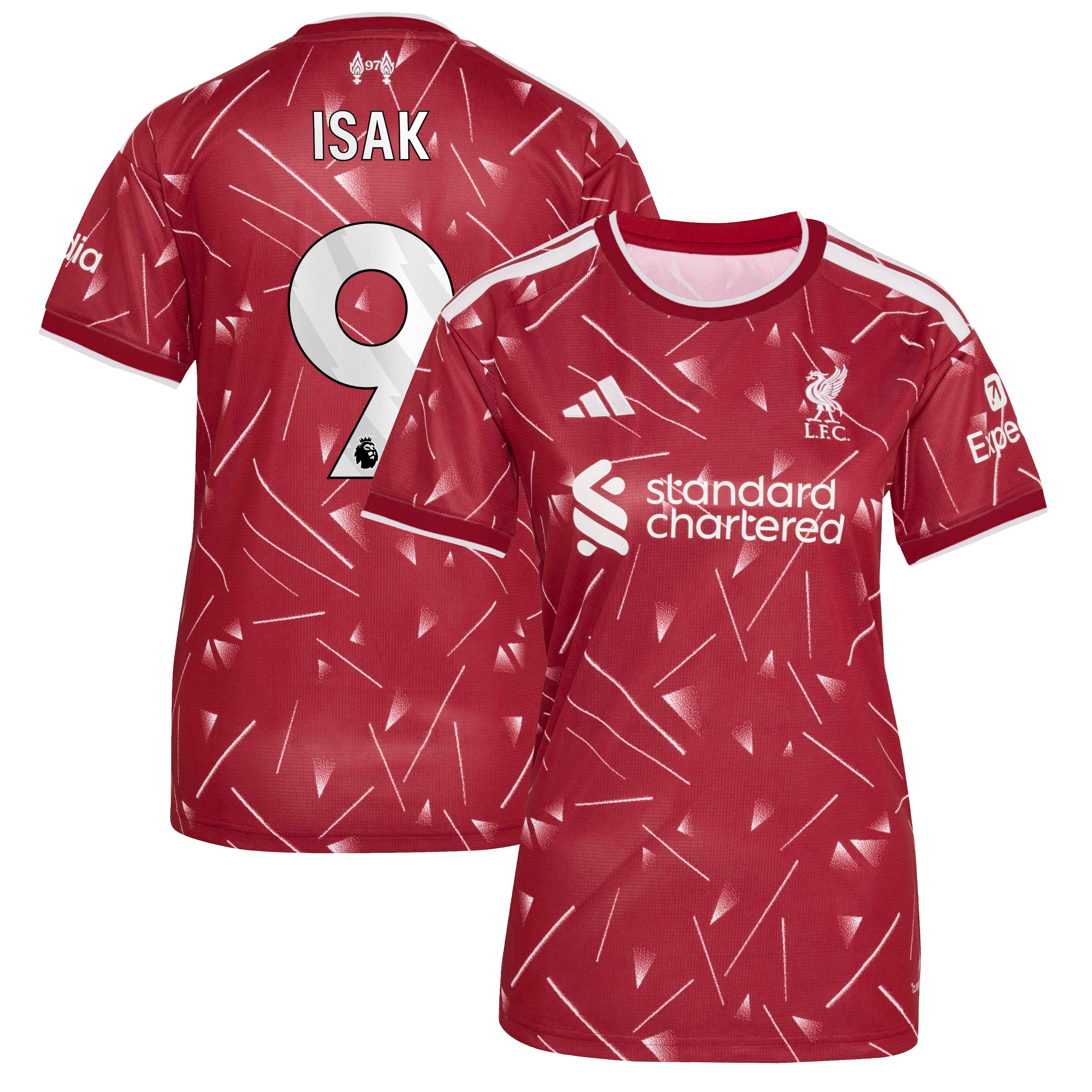 Women's adidas Alexander Isak Red Liverpool 2026/27 Home Replica Jersey