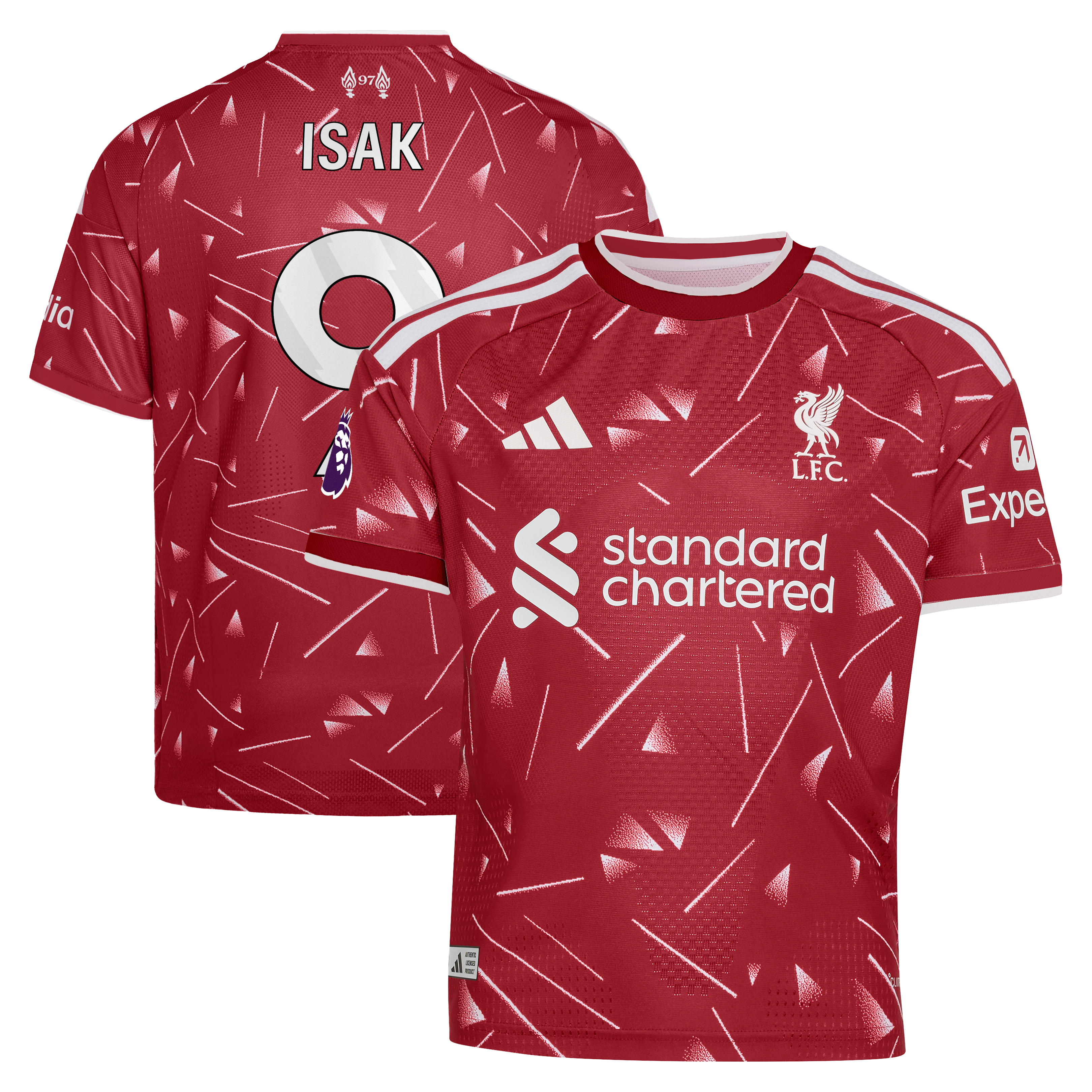 Youth adidas Alexander Isak Red Liverpool 2026/27 Home On-Field Authentic Jersey