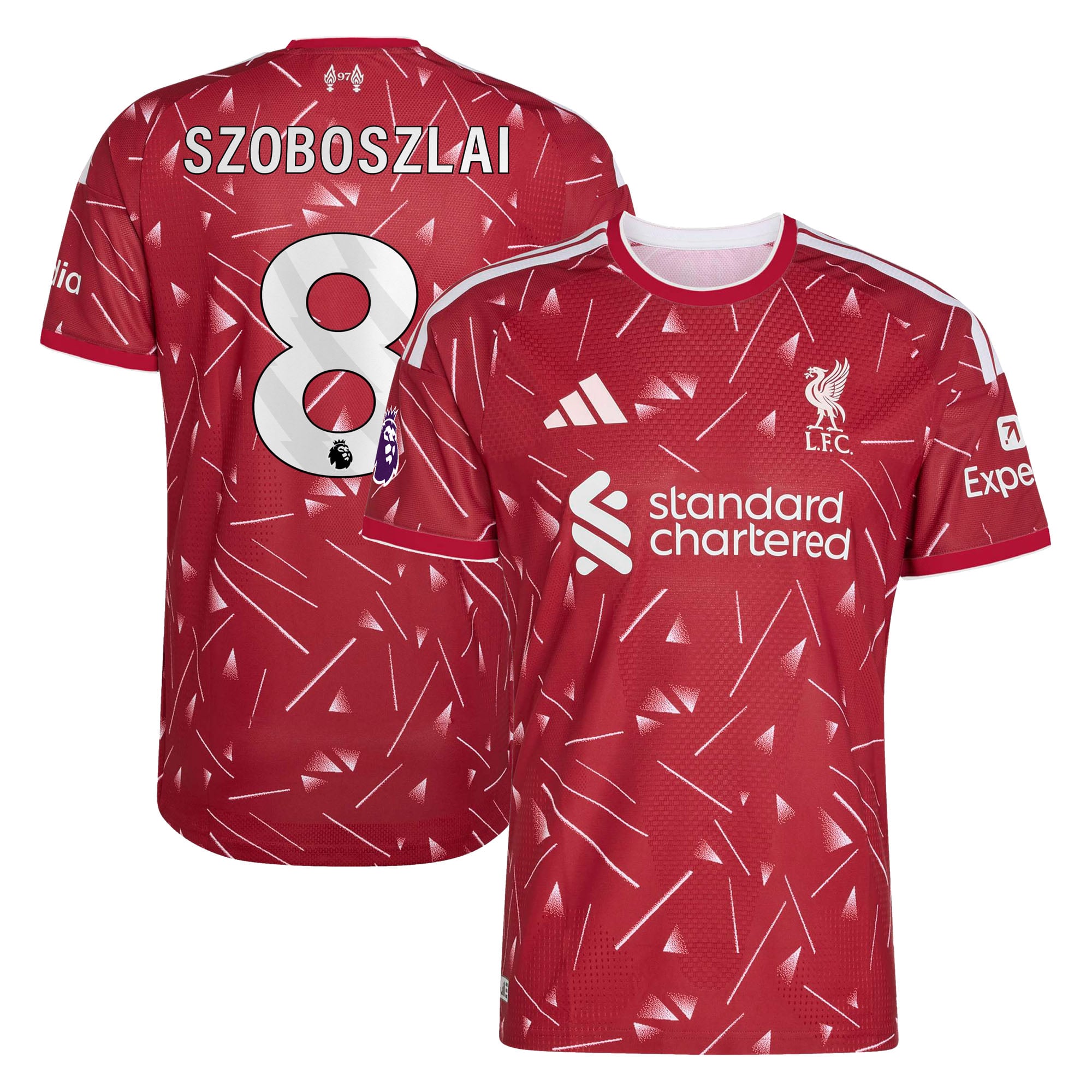 Men's adidas Dominik Szoboszlai Red Liverpool 2026/27 Home On-Field Authentic Jersey