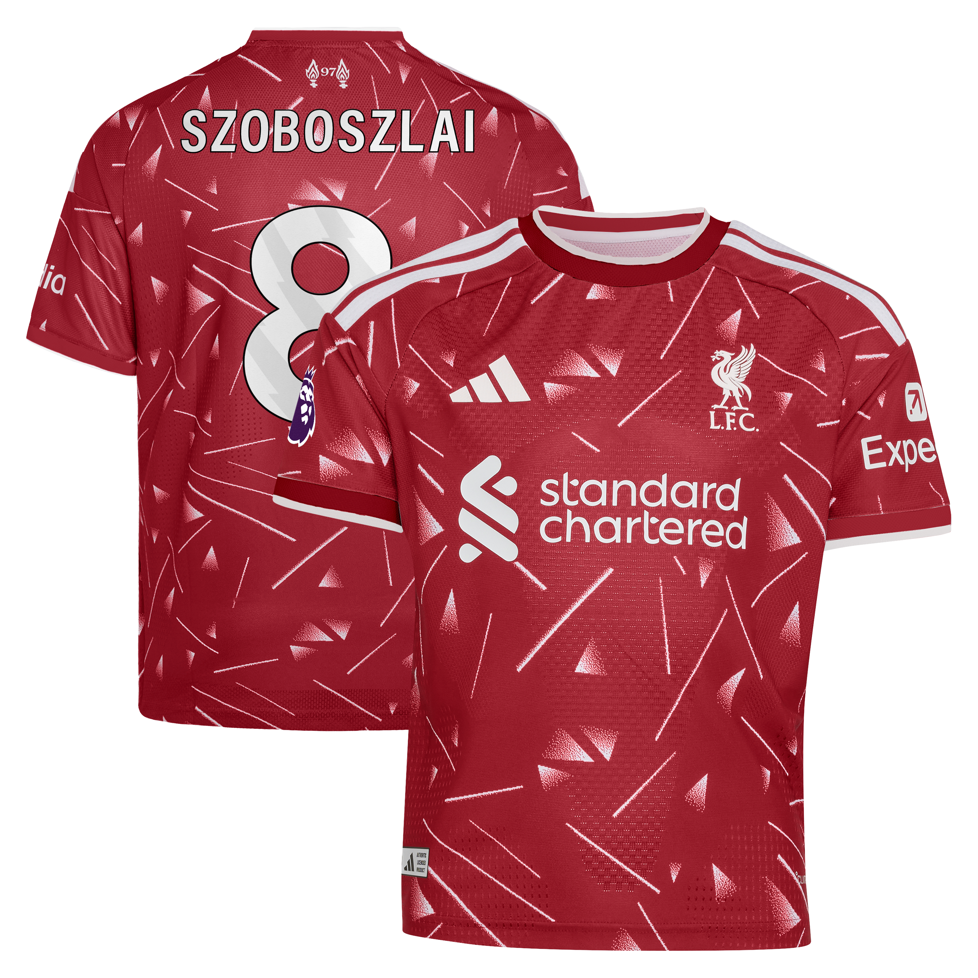 Youth adidas Dominik Szoboszlai Red Liverpool 2026/27 Home On-Field Authentic Jersey