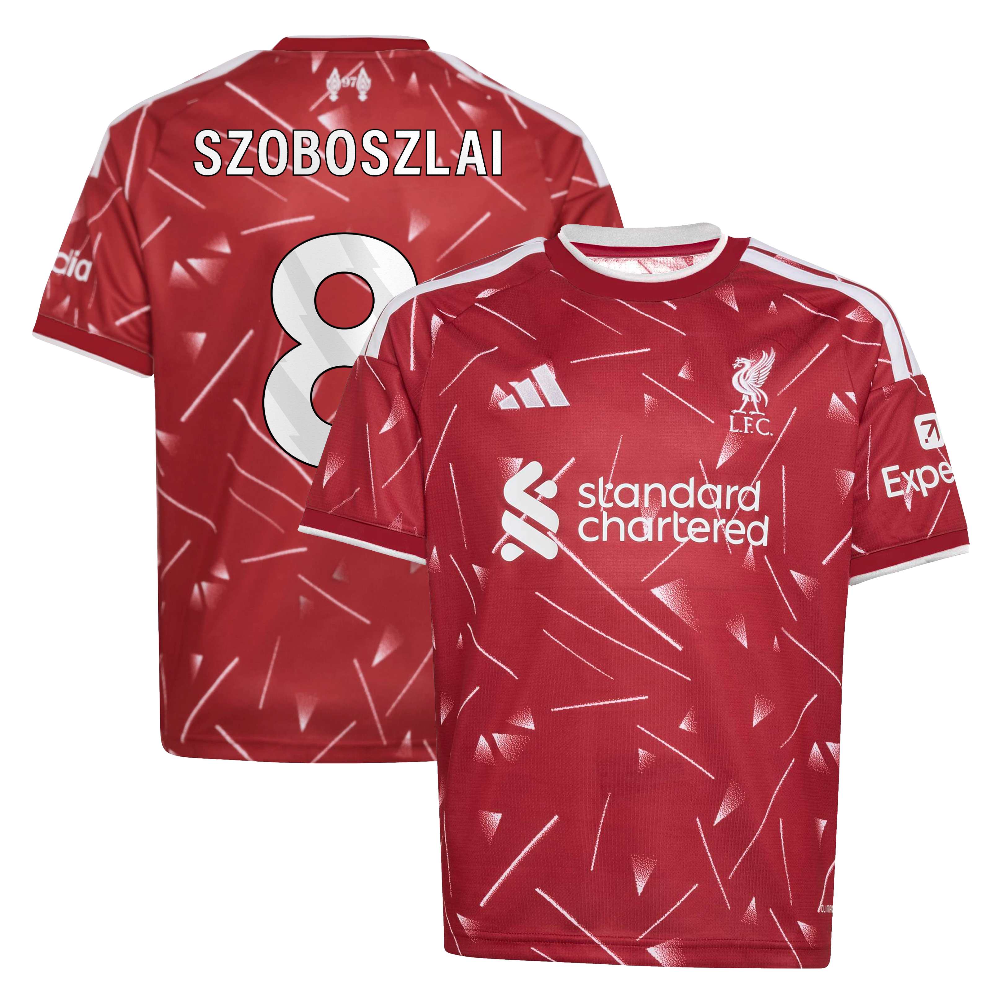 Youth adidas Dominik Szoboszlai Red Liverpool 2026/27 Home Replica Jersey