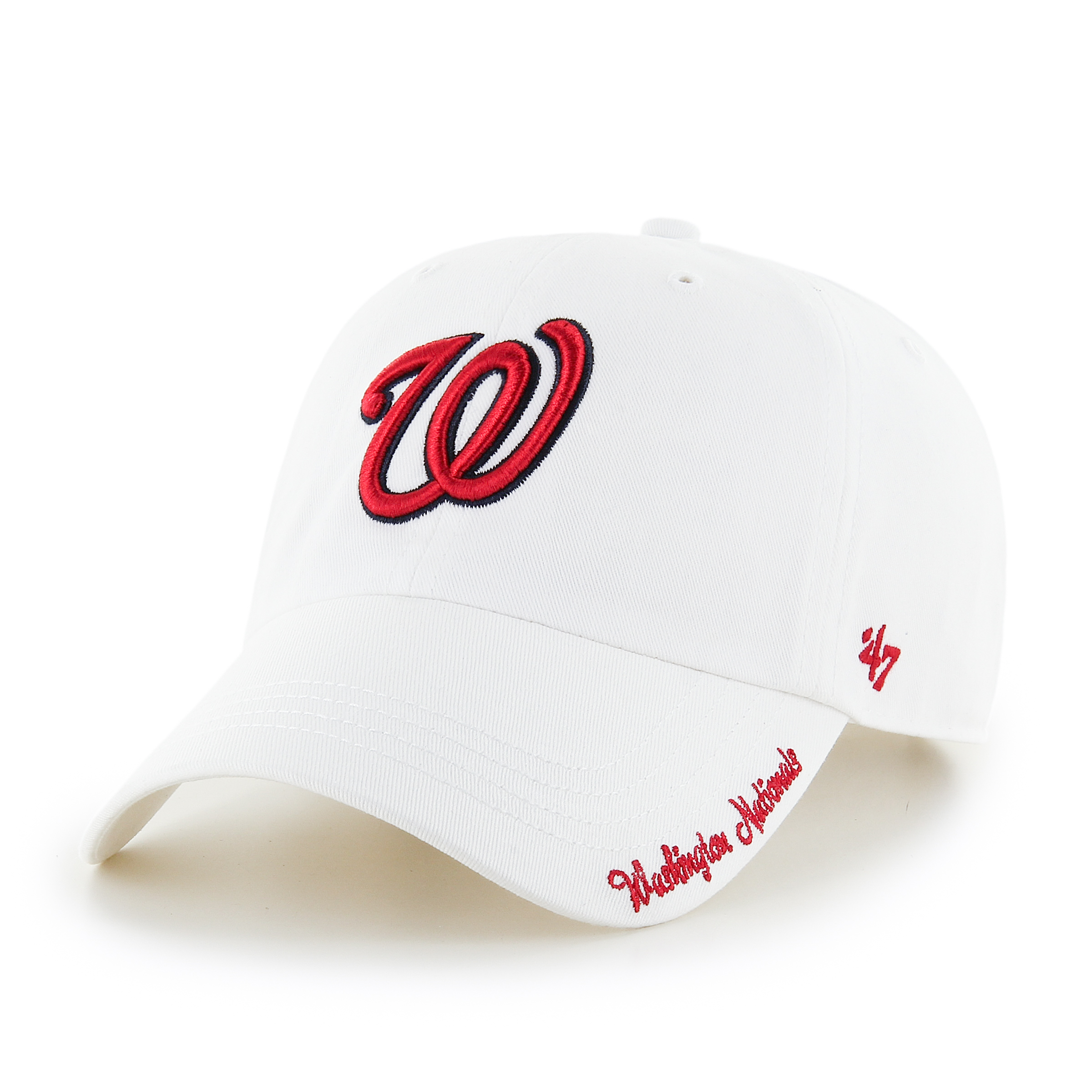 Women's '47 White Washington Nationals Miata Adjustable Hat