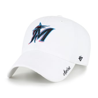 Women's '47 White Miami Marlins Miata Adjustable Hat
