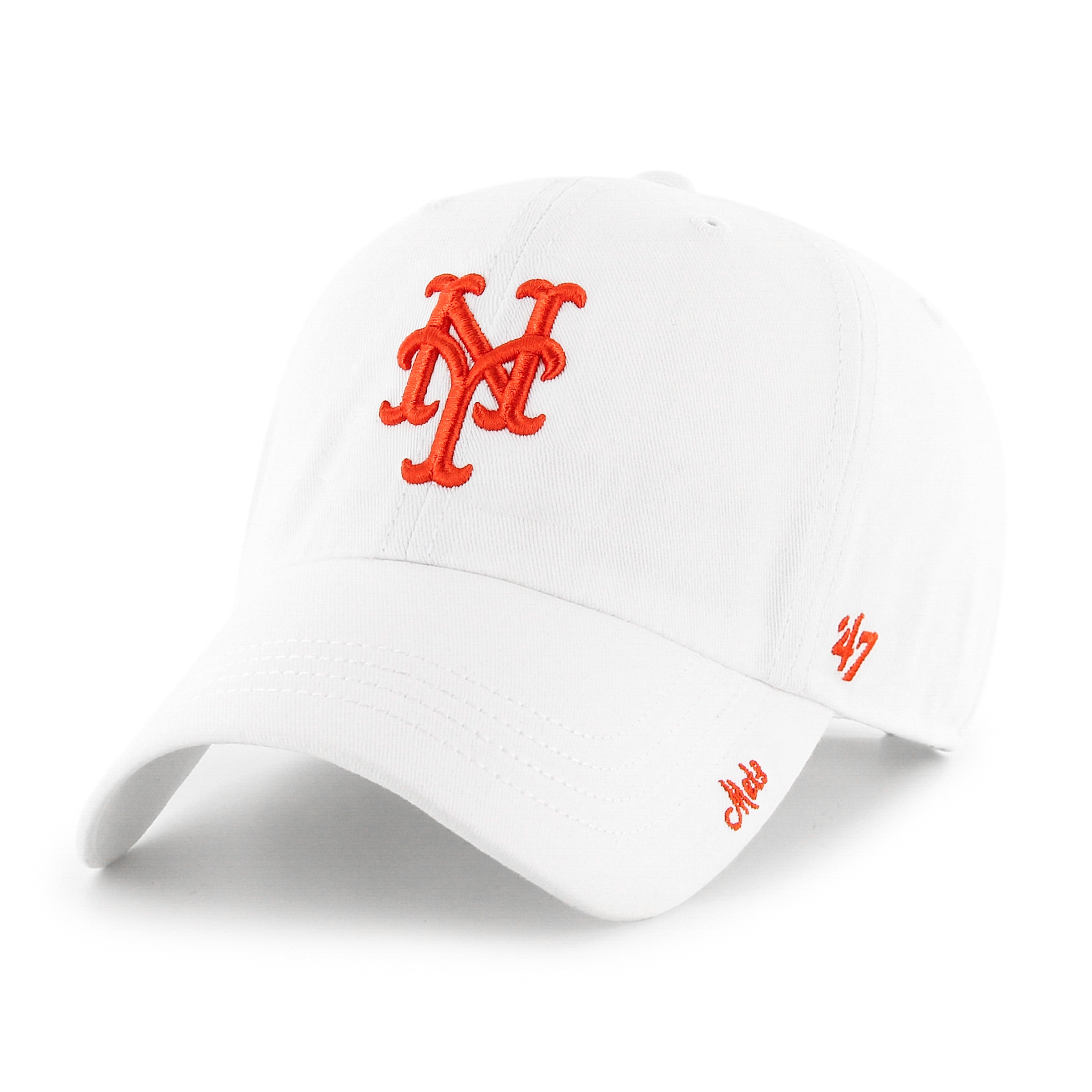 Women's '47 White New York Mets Miata Adjustable Hat