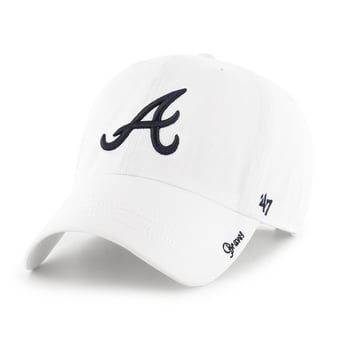 Women's '47 White Atlanta Braves Miata Adjustable Hat