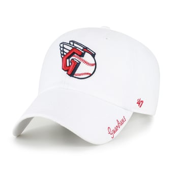 Women's '47 White Cleveland Guardians Miata Adjustable Hat