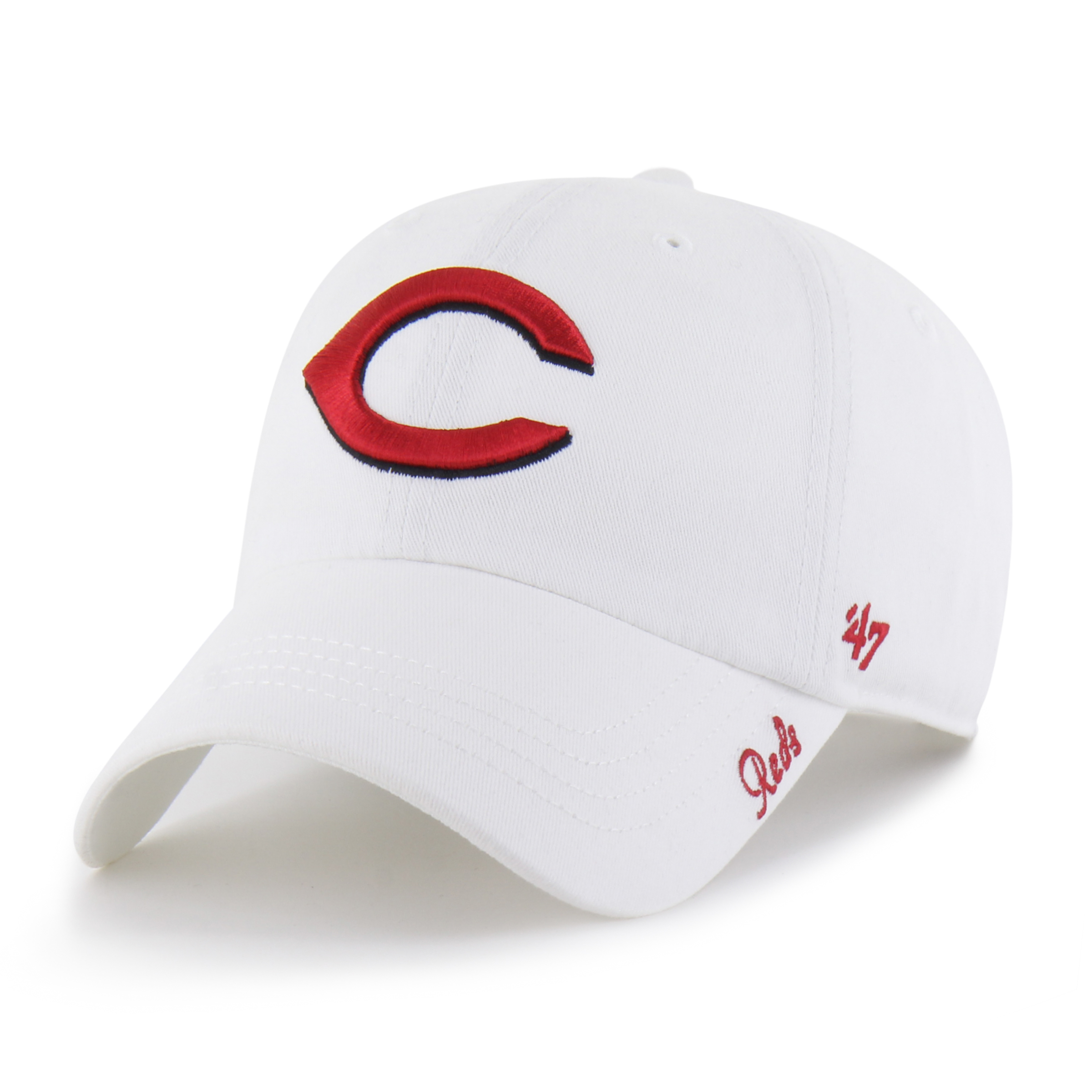 Women's '47 White Cincinnati Reds Miata Adjustable Hat