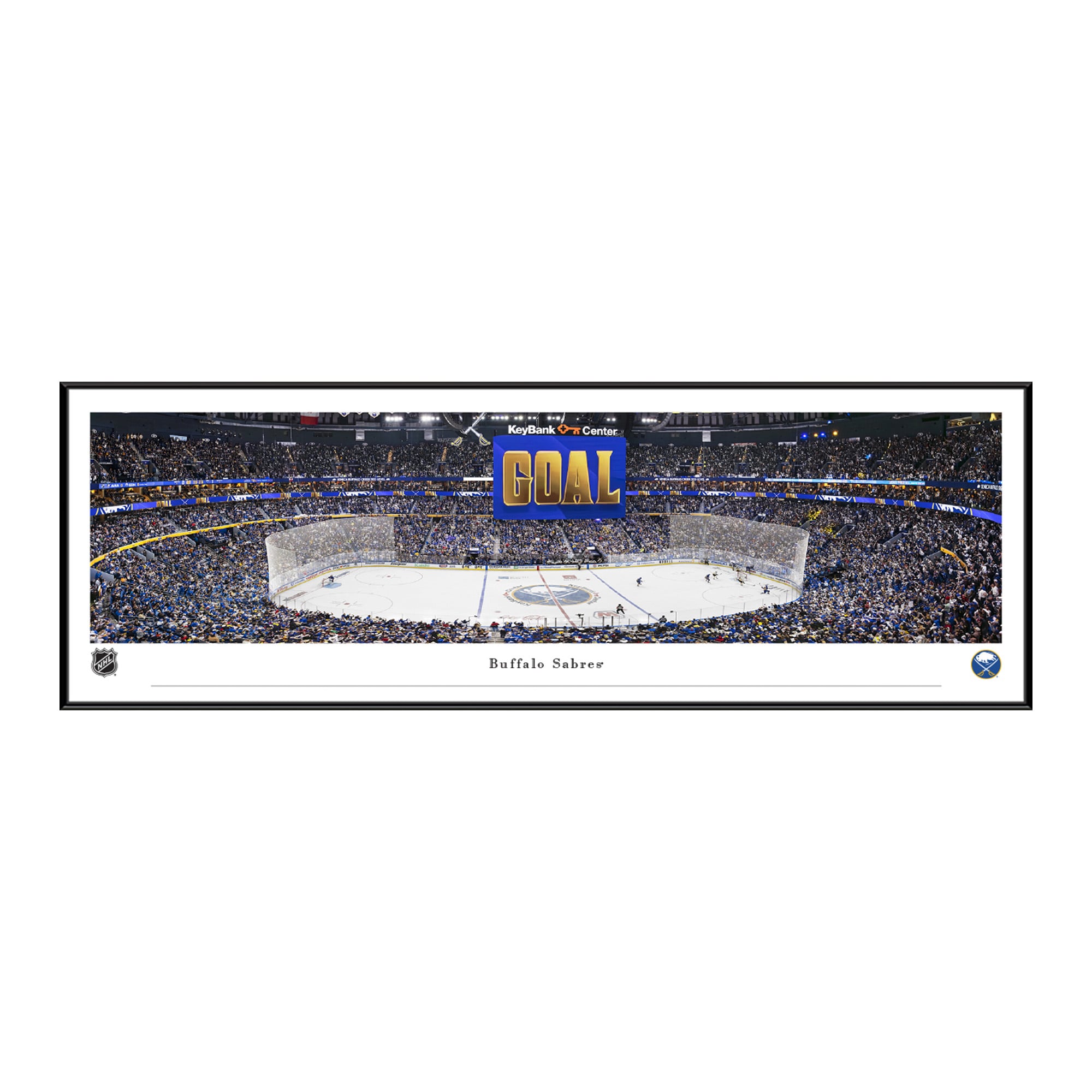 Buffalo Sabres 2026 Stanley Cup Playoffs 40.25'' x 13.75'' Standard Frame Panoramic