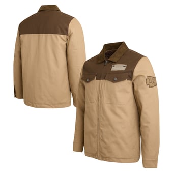 Men's Darius Rucker Collection by Fanatics Tan/Brown Kansas City Chiefs Full-Zip Canvas Jacket