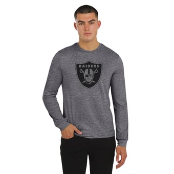 Men's J. Palmer  Charcoal Las Vegas Raiders Four Down Long Sleeve T-Shirt