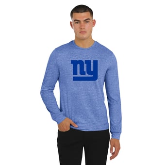 Men's J. Palmer  Royal New York Giants Four Down Long Sleeve T-Shirt