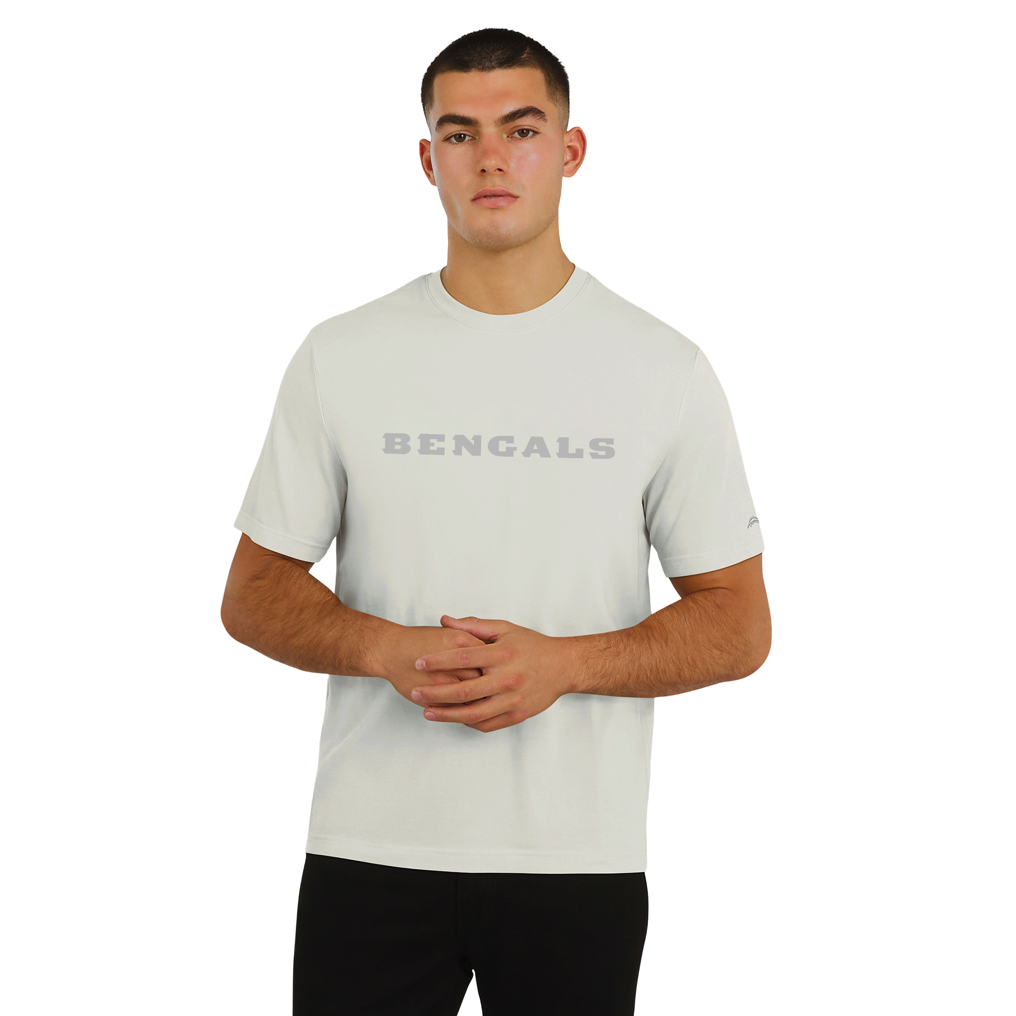 Men's J. Palmer  Stone Cincinnati Bengals Play Action Tri-Blend T-Shirt
