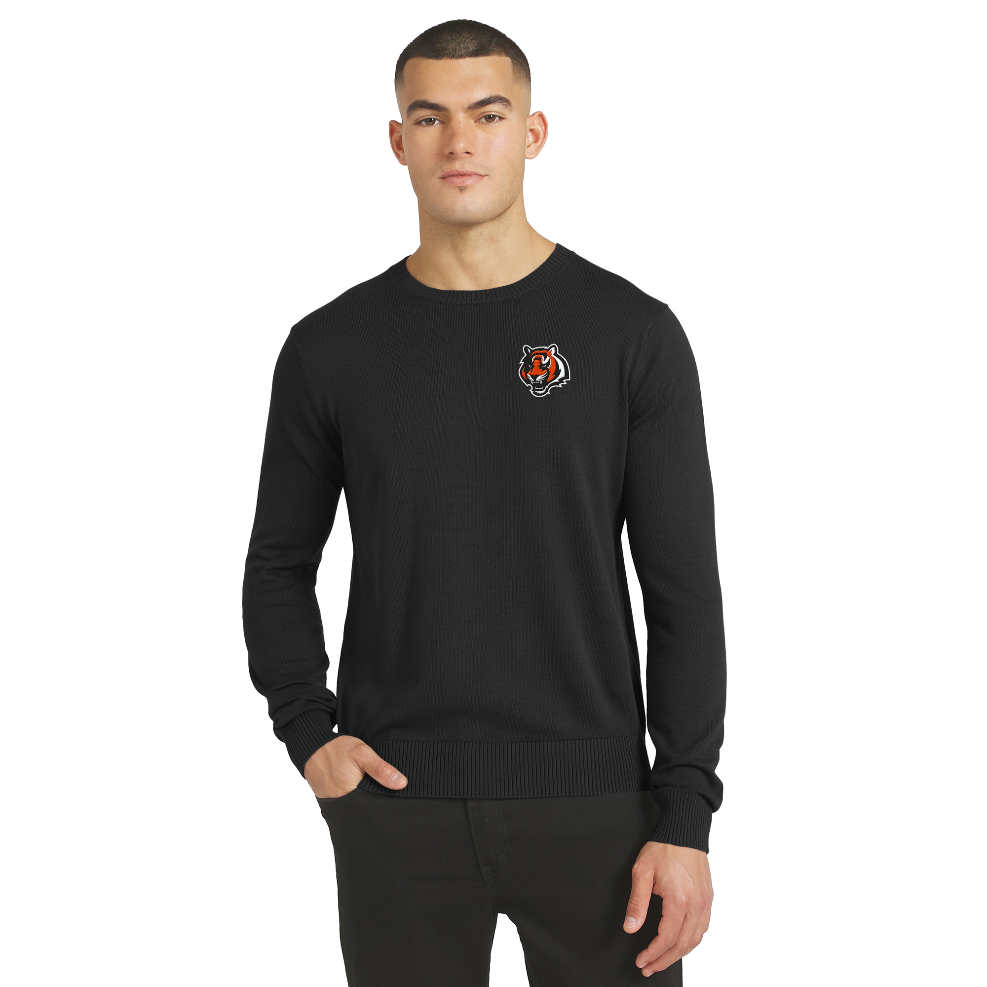 Men's J. Palmer  Black Cincinnati Bengals Sweater