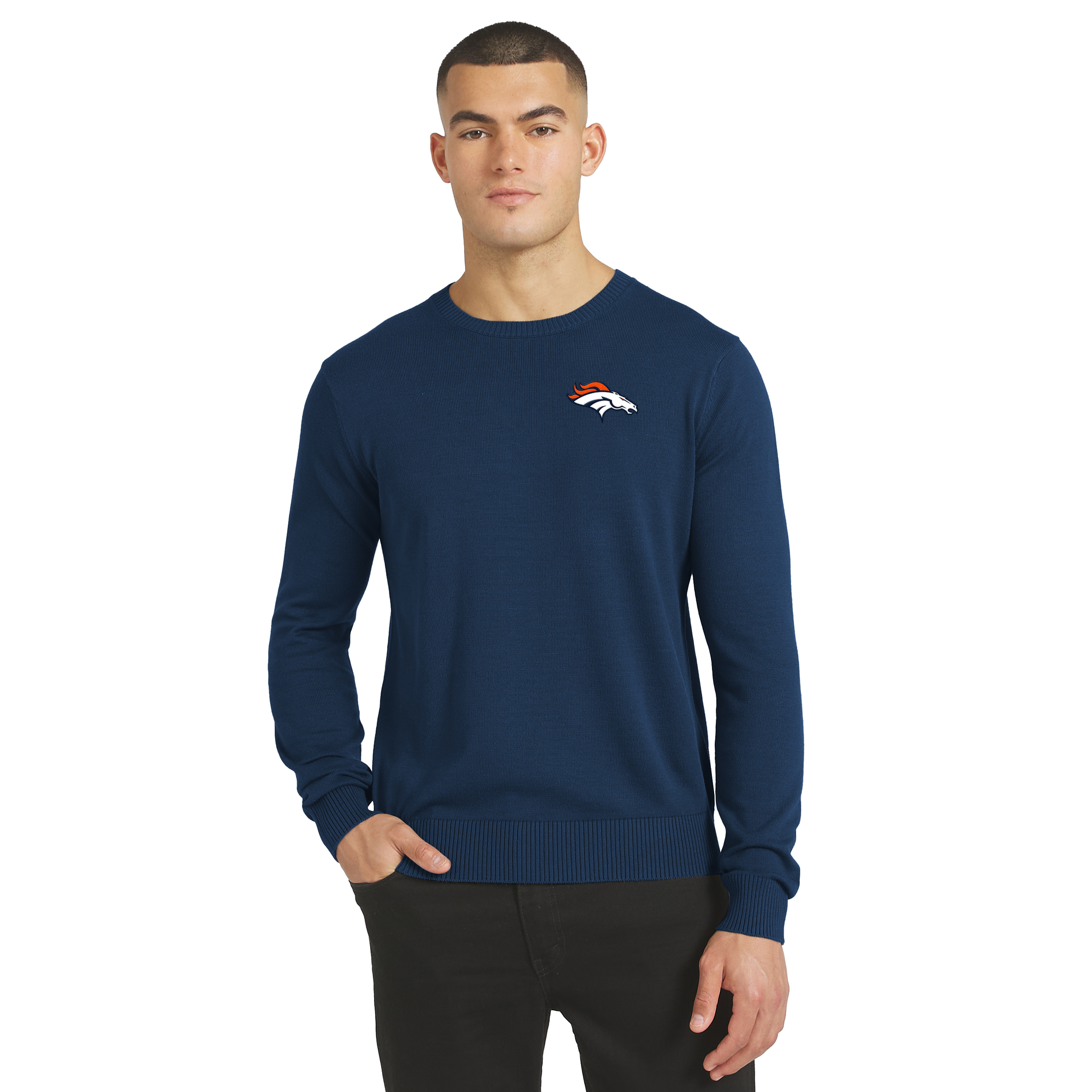 Men's J. Palmer Navy Denver Broncos Sweater