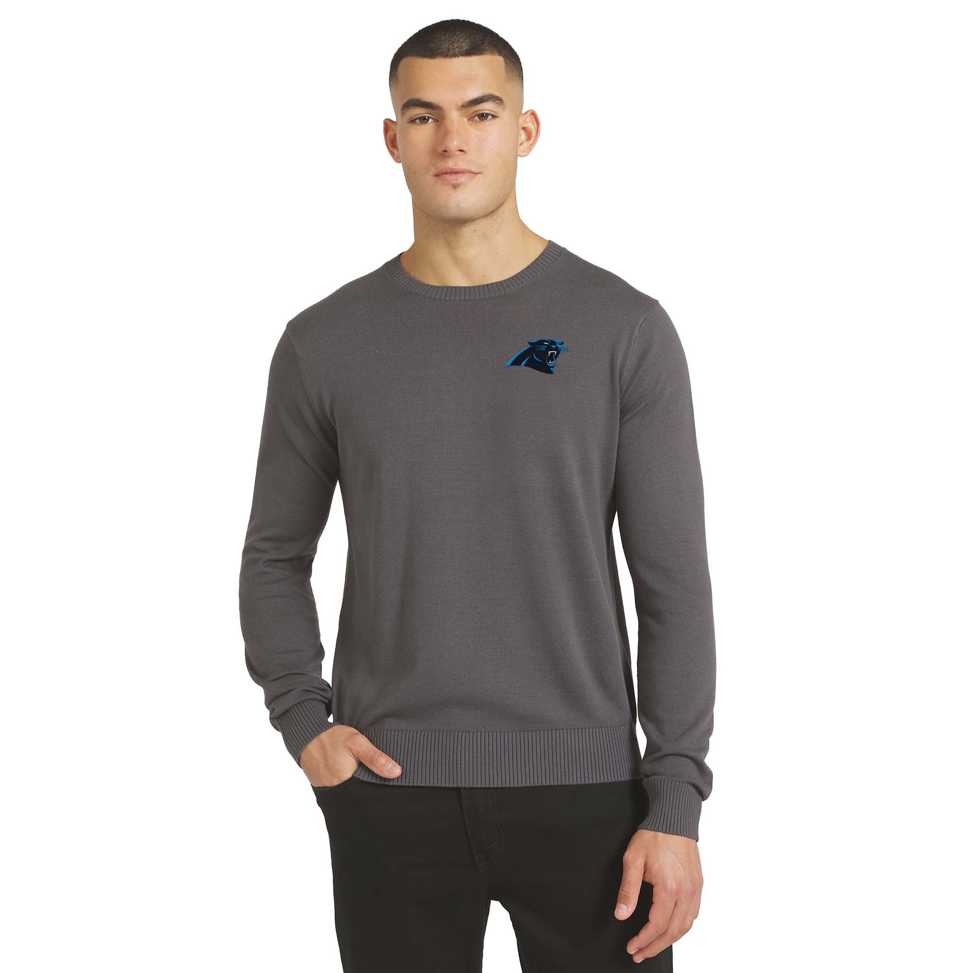 Men's J. Palmer  Charcoal Carolina Panthers Sweater