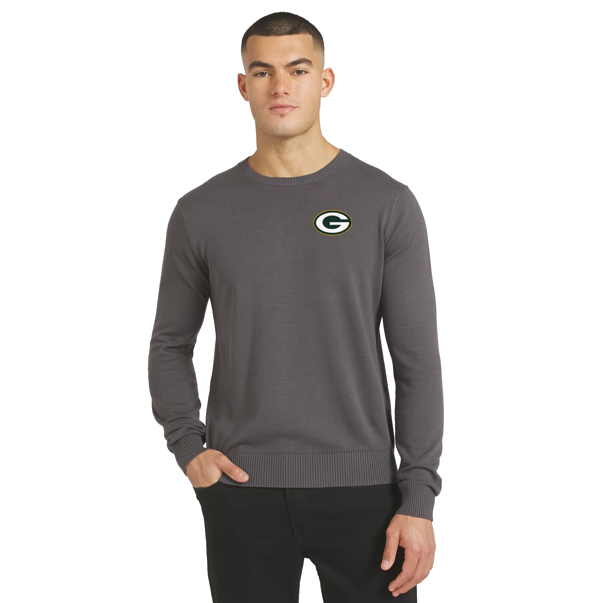 Men's J. Palmer  Charcoal Green Bay Packers Sweater