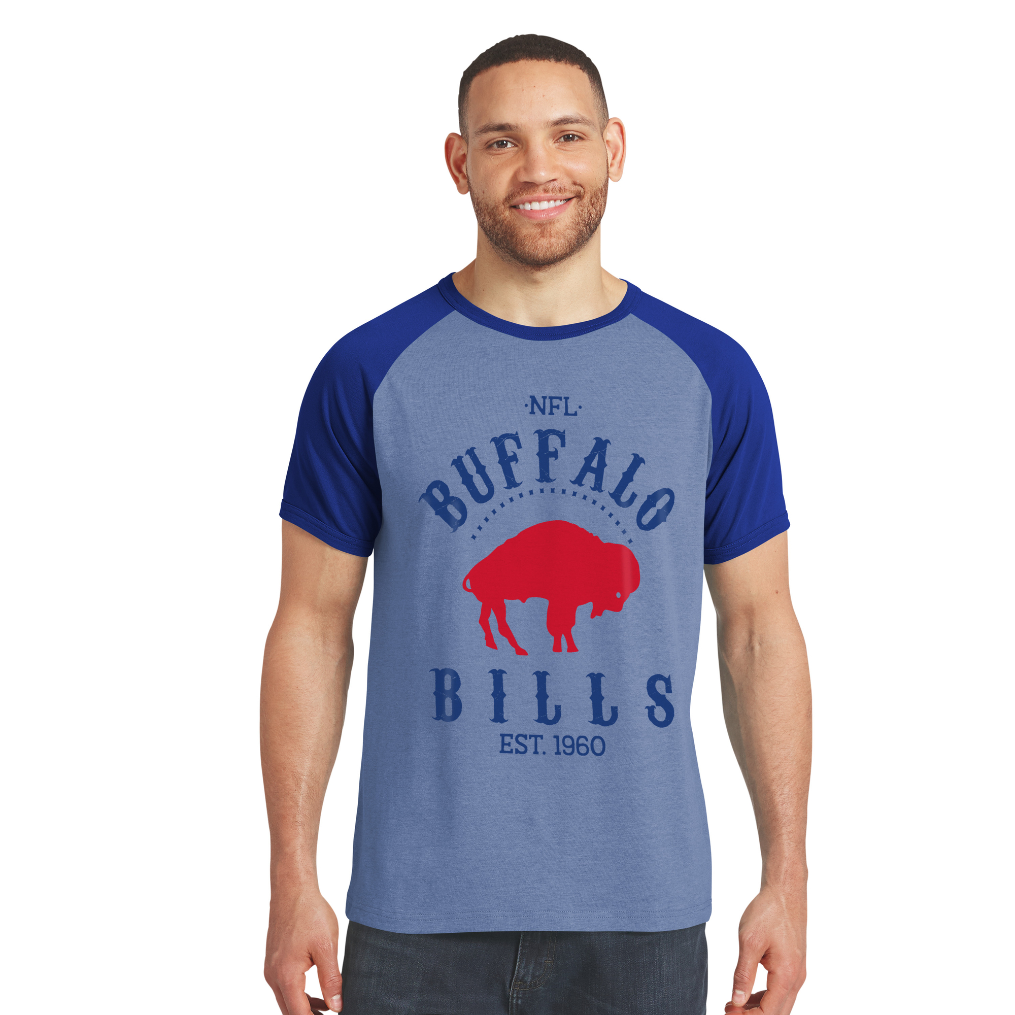 Darius Rucker Collection By Fanatics Men's Royal Buffalo Bills Raglan T-Shirt - Royal