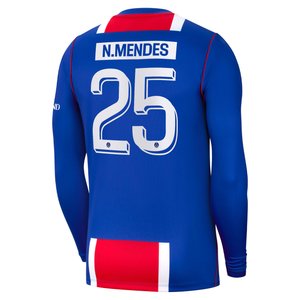 Maillot Domicile Stadium PSG Nike 26/27 - Manches longues - Flocage Coupe N. Mendes 25, vue 4