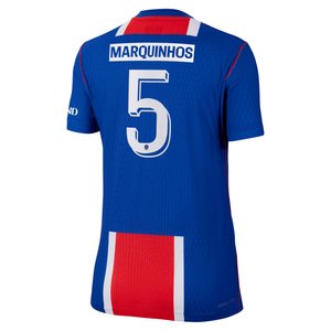 Maillot Domicile Match PSG Nike Aero-FIT 26/27 - Femme - Flocage Coupe Marquinhos 5, vue 4