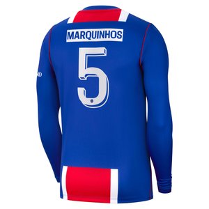 Maillot Domicile Stadium PSG Nike 26/27 - Manches longues - Flocage Coupe Marquinhos 5, vue 4