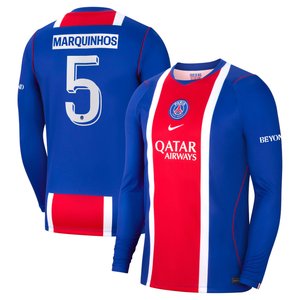 Maillot Domicile Stadium PSG Nike 26/27 - Manches longues - Flocage Coupe Marquinhos 5, vue 1