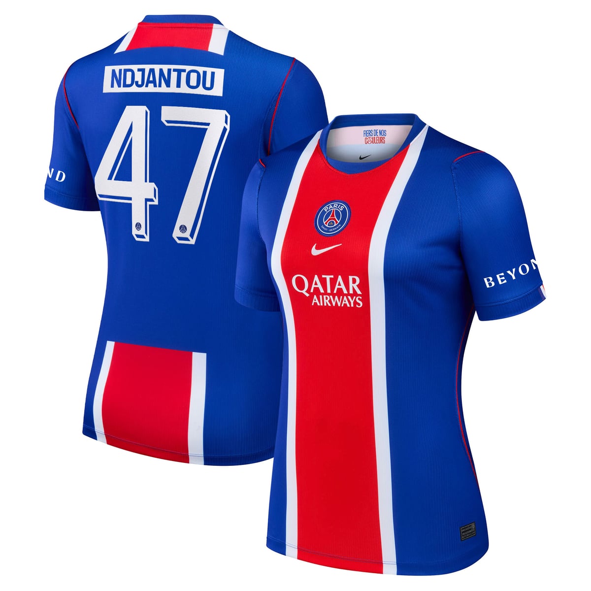 Maillot Domicile Stadium PSG Nike 26/27 - Femme - Flocage Coupe Ndjantou 47