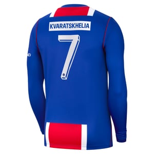 Maillot Domicile Stadium PSG Nike 26/27 - Manches longues - Flocage Coupe Kvaratskhelia 7, vue 4