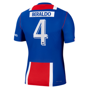 Maillot Domicile Match PSG Nike Aero-FIT 26/27 - Flocage Coupe Beraldo 4, vue 4