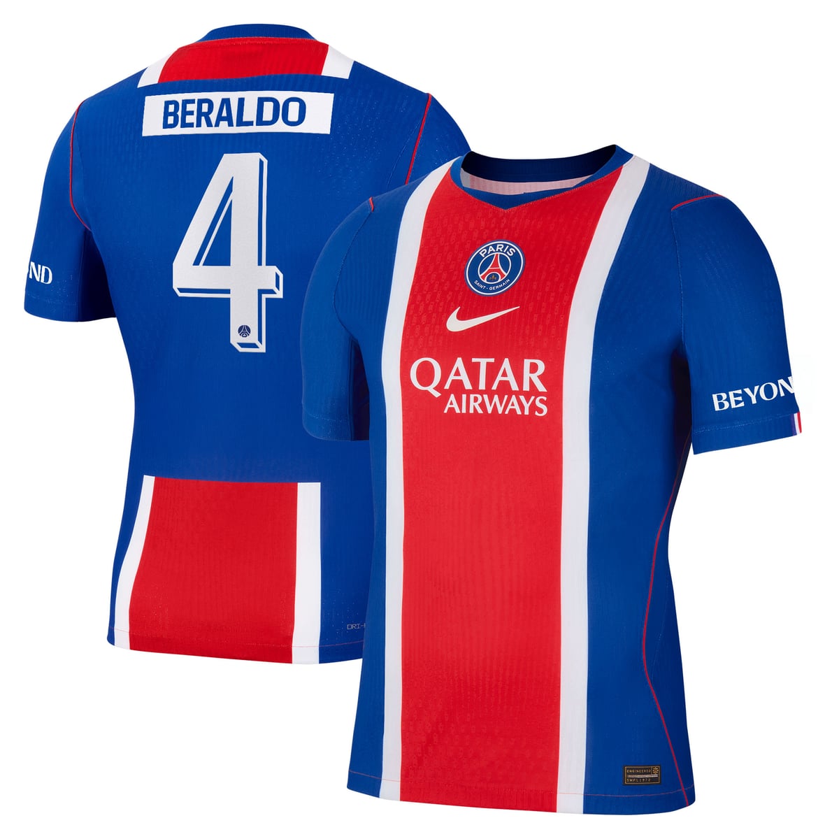 Maillot Domicile Match PSG Nike Aero-FIT 26/27 - Flocage Coupe Beraldo 4