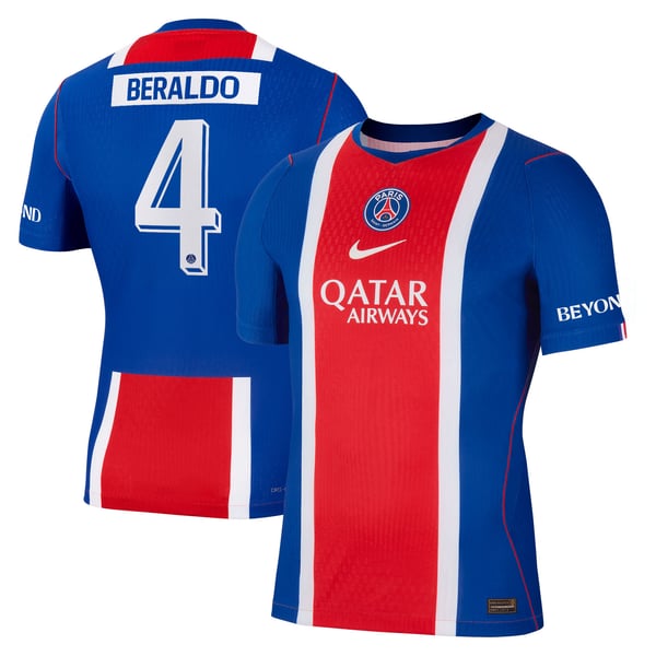 Maillot Domicile Match PSG Nike Aero-FIT 26/27 - Flocage Coupe Beraldo 4
