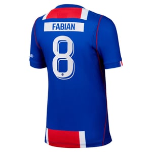 Maillot Domicile Stadium PSG Nike 26/27 - Enfant - Flocage Coupe Fabian 8, vue 4