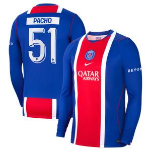 Maillot Domicile Stadium PSG Nike 26/27 - Manches longues - Flocage Coupe Pacho 51, vue 2