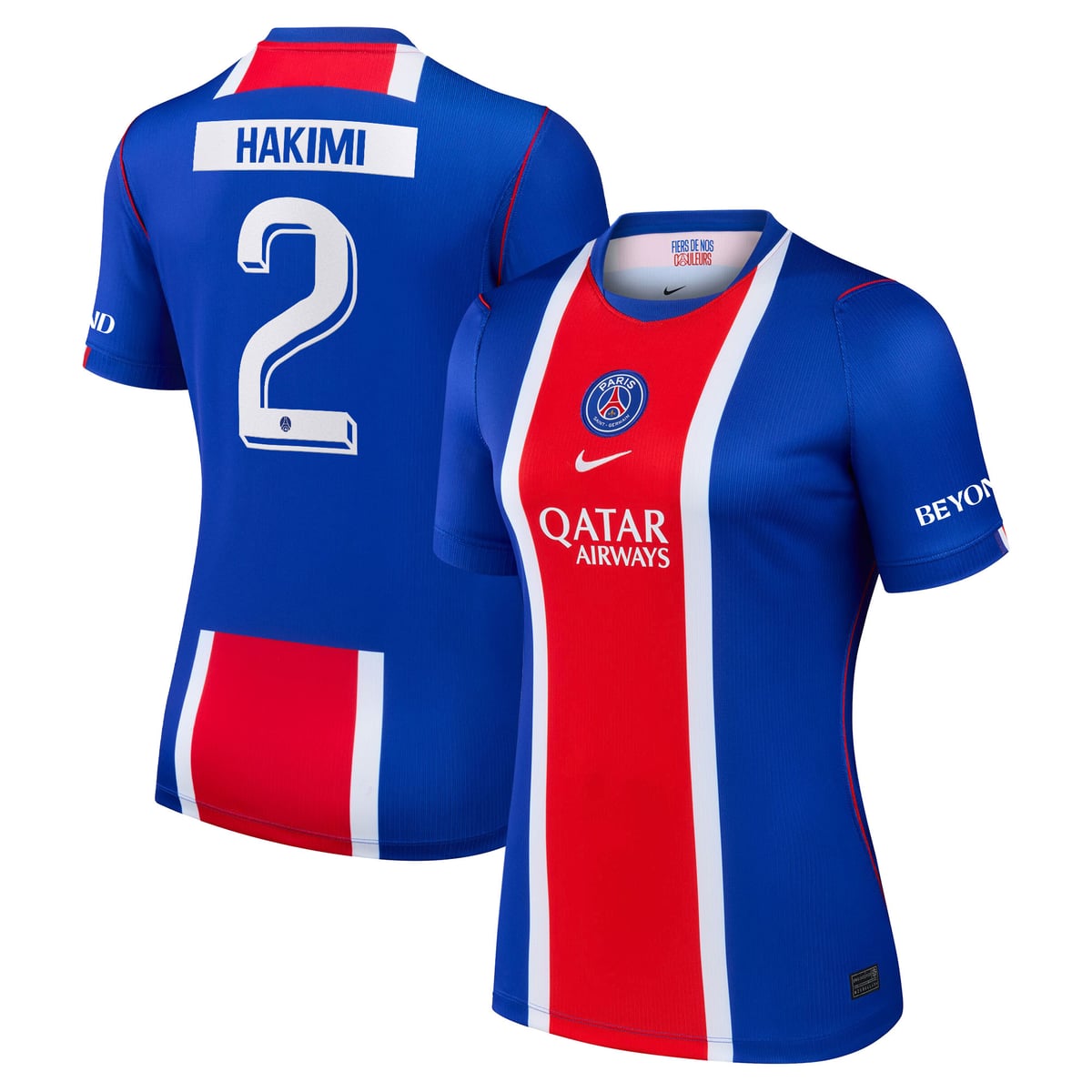 Maillot Domicile Stadium PSG Nike 26/27 - Femme - Flocage Coupe Hakimi 2