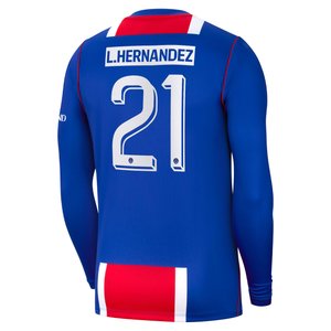 Maillot Domicile Stadium PSG Nike 26/27 - Manches longues - Flocage Coupe L. Hernandez 21, vue 4